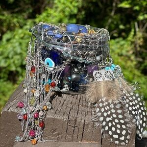 Witchy and weird Jewelry Jar